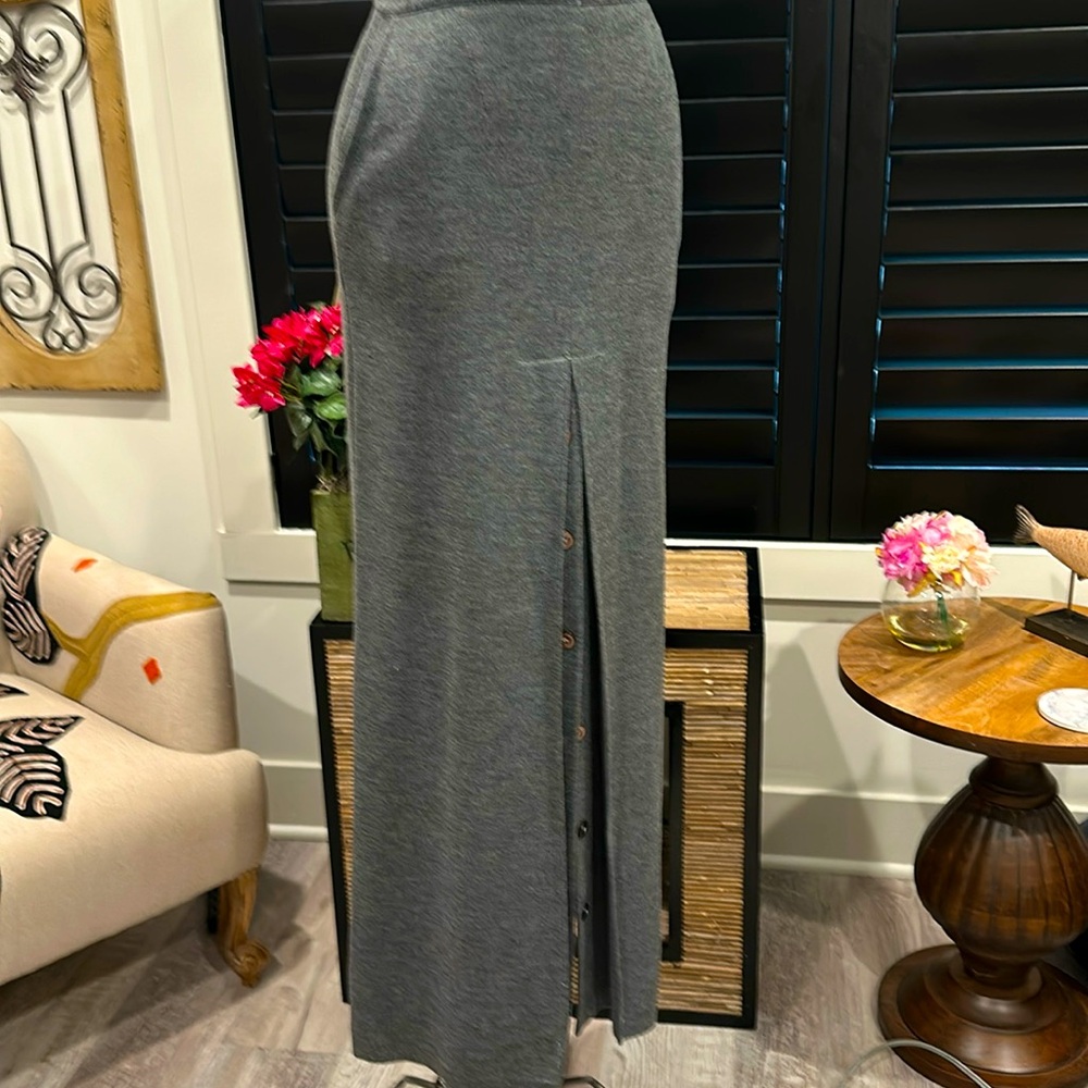 Pocketed Maxi Skirt